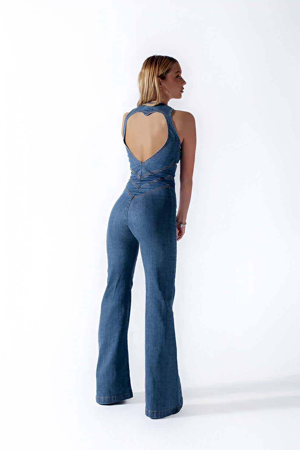 Olivia's Denim Jumpsuit